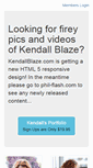 Mobile Screenshot of kendallblaze.com